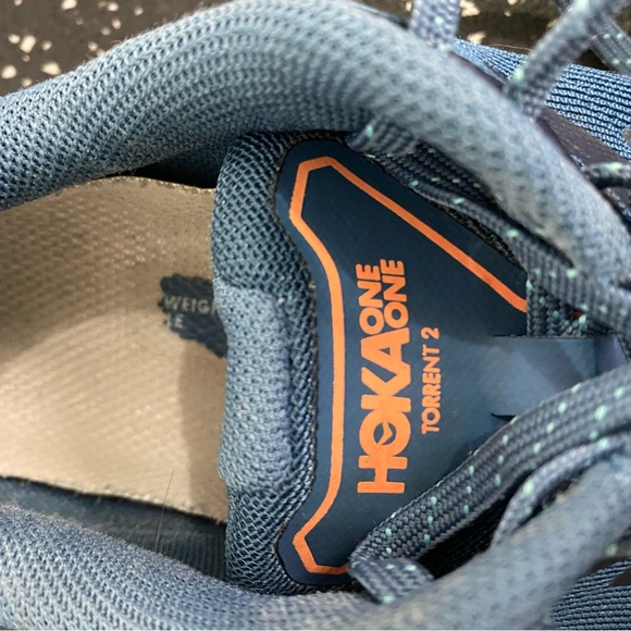 Hoka One One Torrent 2 Women's Teal and Coral Athletic Shoes Size 6 - Picture 8 of 8